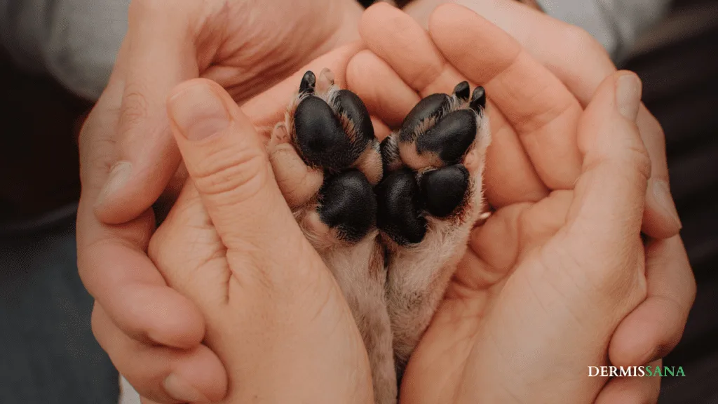 Cuidado y revisión de las patas sensibles del perro