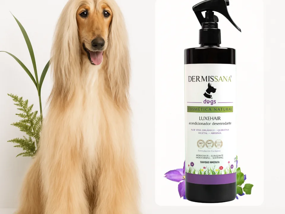 Desenredante natural y ecológico para perros sin aclarado – Dermissana