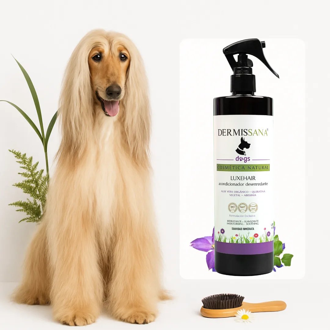 Desenredante natural y ecológico para perros sin aclarado – Dermissana
