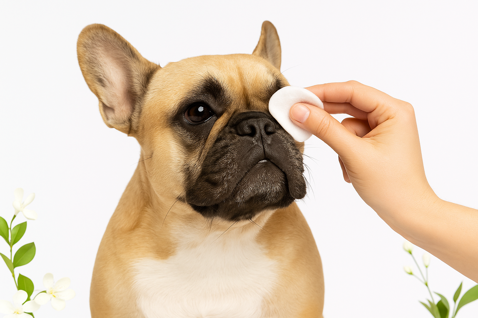 como limpiar naturalmente los ojos de mi perro o gato